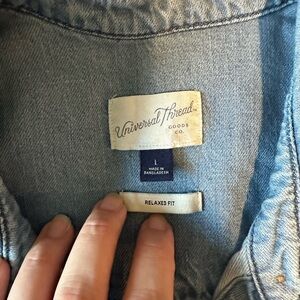 Universal Thread Women's chambray button up